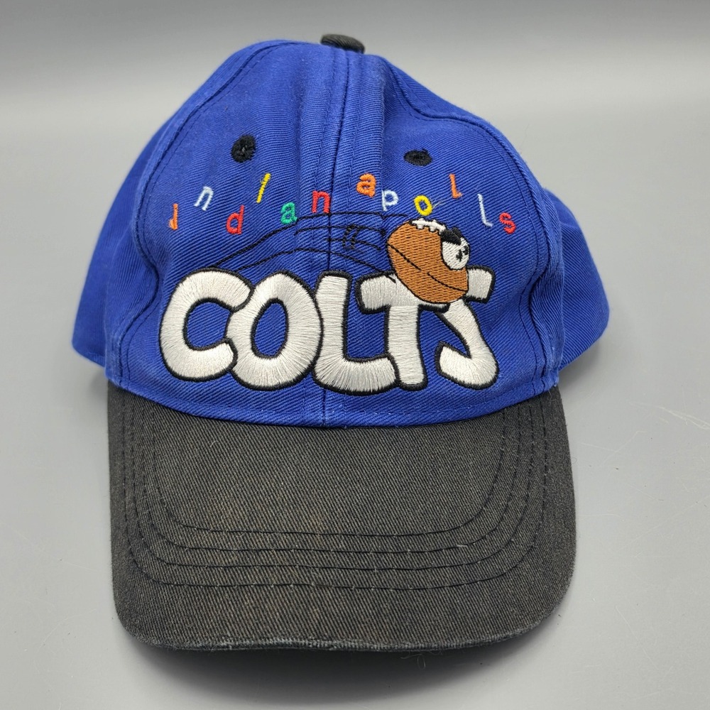 Logo 7 Hat Kids OS Blue Indianapolis Colts Snapback Vintage NFL Football Cap
